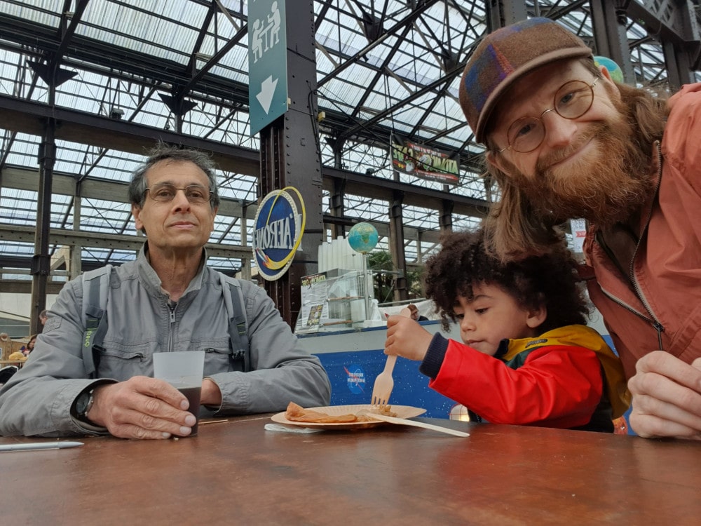 Crêpe et café avec Jean-François